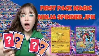 FIRST PACK LANGSUNG HIT!! BREWEK PACK JEPANG NINJA SPINNER #pokemon #pokemontcg