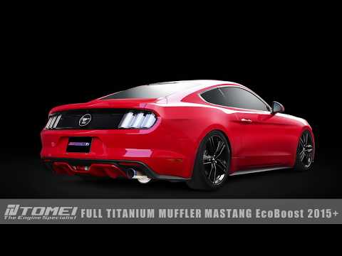 FULL TITANIUM MUFFLER MUSTANG ECOBOOST