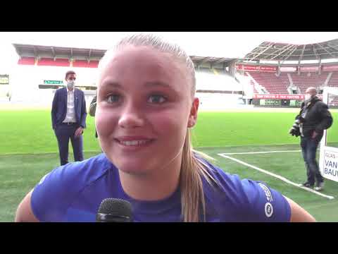 Imani Prez na SV Zulte Waregem - KAA Gent Ladies op 10.10.2020