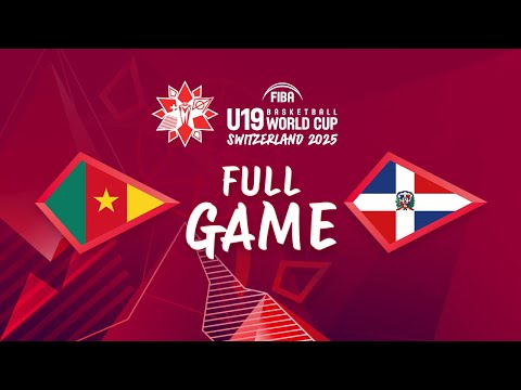 Class. Game 13-16 | CMR v DOM | Full Basketball Game | FIBA U19 Basketball World Cup 2025