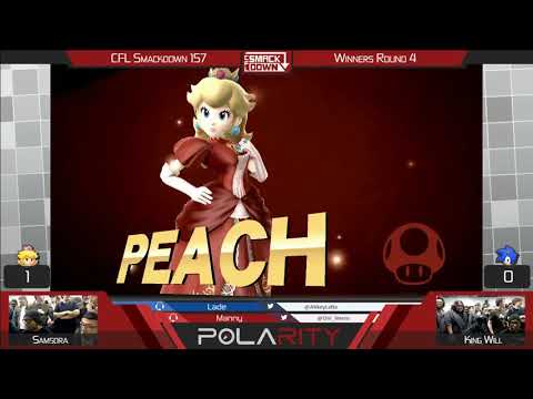 CFL Smackdown 157 WiiU - Samsora (Peach) vs King Will (Sonic) - Winners R4