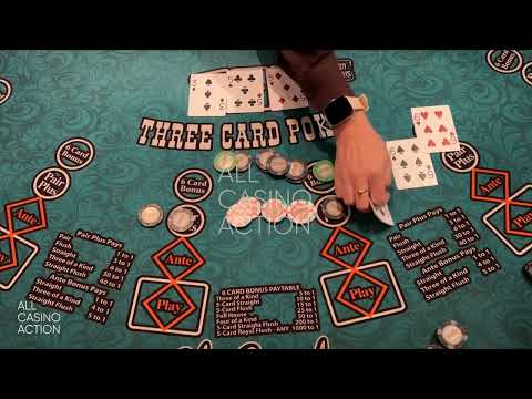 TRIPS THEN A STRAIGHT FLUSH WINNING $8000 ON BACK TO BACK 3 CARD POKER HANDS!! OMG!!