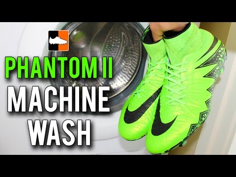 Putting the Nike Hypervenom Phantom II Boots in the Washing Machine