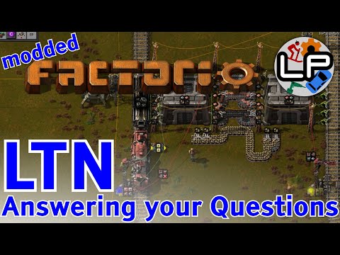 LTN Tutorial - Answering your Questions - Laurence Plays Factorio