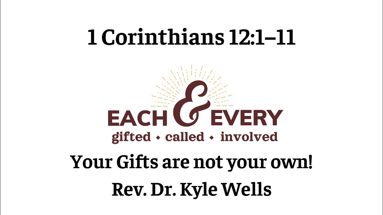 Your Gifts are not your own!