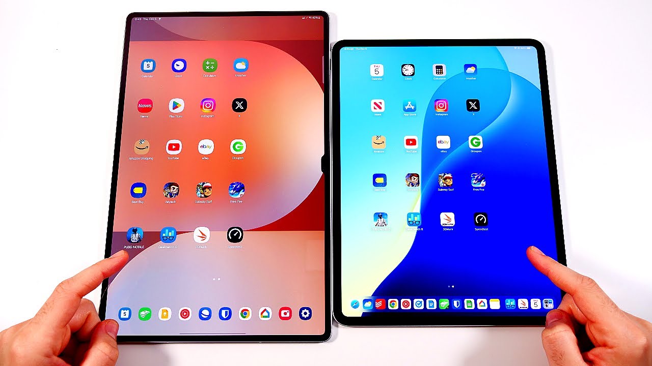 Galaxy Tab S10 Ultra vs iPad Pro M4 Speed Test