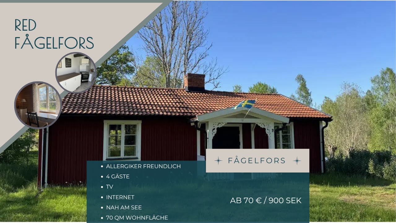 Red Fågelfors - Cosy Swedish house in Småland | Schweden-Ferienhaus24