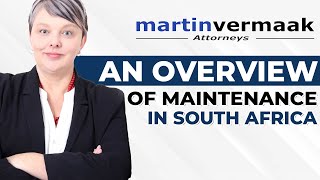 An Overview of Maintenance in South Africa