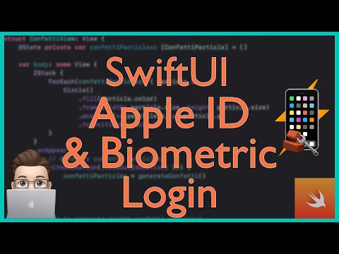 Apple Sign-In & Biometric Authentication | SwiftUI | Xcode Tutorial