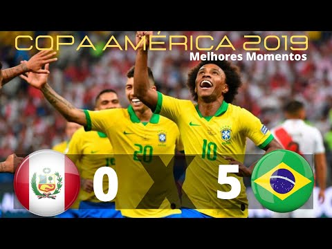 Melhores Momentos | Peru 0 x 5 Brasil | Copa America 2019