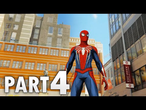 SPIDER-MAN REMASTERED PS5 Walkthrough Gameplay Part 4 - 4K 60FPS Performance RT Mode Superhero Game