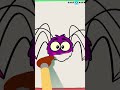 GALINHA PINTADINHA APRENDE A DESENHAR E A PINTAR UMA ARANHA GALINHA PINTADINHA