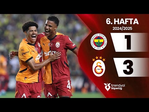 Fenerbahçe (1-3) Galatasaray | 6. Hafta - Trendyol Süper Lig 2024/2025 Sezonu