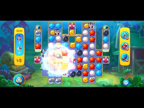 Fishdom level 8930 no boosters フィッシュダム
