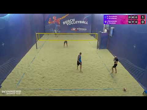 15:10 D.Svyrydenko / V.Avramenko  - I.Romanenko / M.Horobets|Winners Beach Volleyball