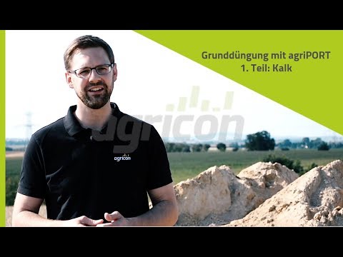 agricon | Grunddüngung mit agriPORT planen - Die Kalkung