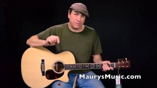 Video thumbnail for The Martin GPCPA2 Mahogany at MaurysMusic.com by Maury's Music