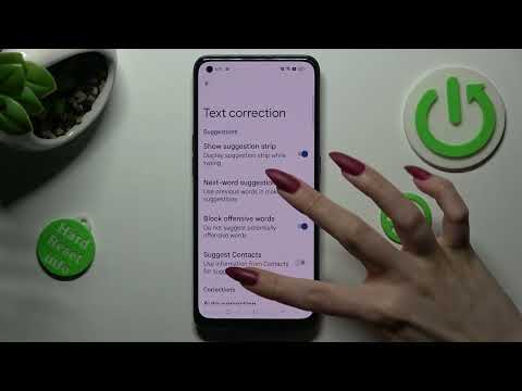 How to Enter Text Correction Options on OPPO RENO 8T?