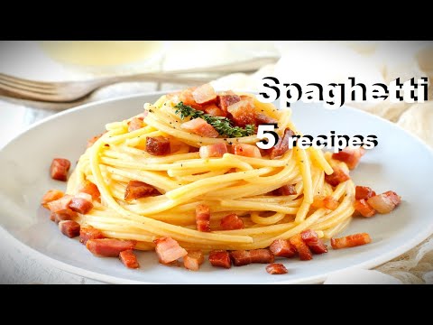 Italian Spaghetti Classics: 5 Traditional Recipes.