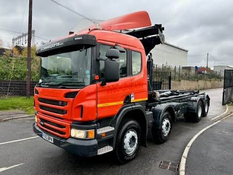 FX13 BPK - Scania P440 PDE 8x4 Hookloader Drawbar | Law Truck Centre UK