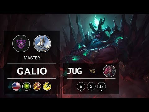 Galio Jungle vs Vi - NA Master Patch 9.21
