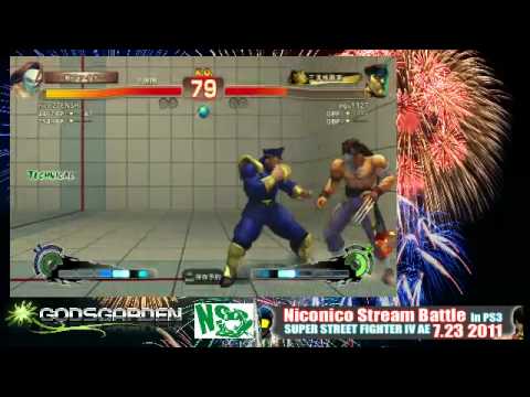 SSF4 AE: Kuma (Dictator) vs nico2TENSHI (Claw) - Nico Stream Battle PS3 (Top 16)