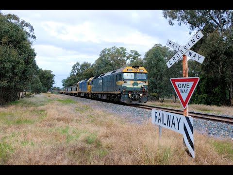 Pacific National 4CM6 G523 G525 Rennie Yarrawonga June 2022