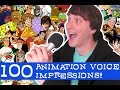 100 Cartoon Voice Impressions IN 13 MINUTES By Mason Smith Rotoscopers