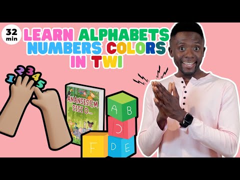 Learn Twi Alphabets, Counting & Colors + Twi Story Reading | Uncle Dan Kids