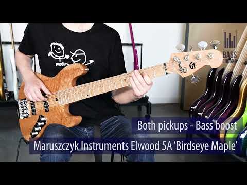 Maruszczyk Elwood 5A 'Birdseye Maple' Live Demo - BassFreaks.net