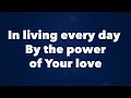 Power Of Your Love Drum Chorus Wandile Mogopodi