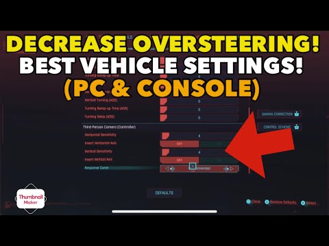 Cyberpunk 2077: How to Drive Better & Decrease Oversteering on PC & Console! (Vehicle Settings) 2025
