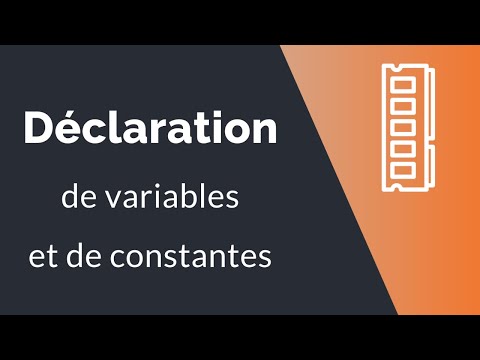 Algorithm #3: Declaring Variables and Constants