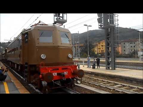 Il treno storico Genova Brignole-Arquata Scrivia del 2017 parte per Arquata