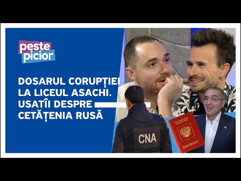 Peste Picior - Dosarul corupției la liceul Asachi. Usatîi despre cetățenia rusă