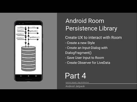 Android Room Database Tutorial - 2020 - P4: LiveData Observer + Dialog - (MVVM/MVC) Kotlin - German