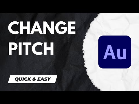How to Change Pitch - Adobe Audition Tutorial for Beginners