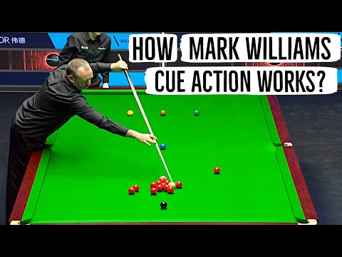 Mark Williams Snooker Cue Action How It Works 2022