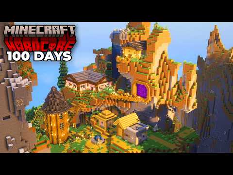 I Spent 100 Days in AMPLIFIED Minecraft