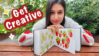 Painting ideas / Sketchbook idea to overcome Creative block