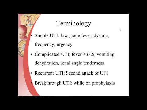 Lecture on UTI & VUR by Dr  Ramesh Babu