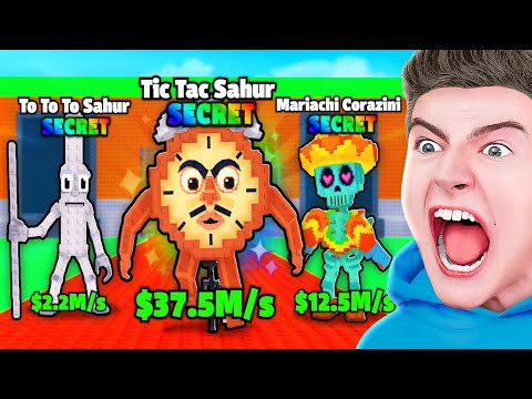 Ich habe ALLE 5 NEUEN SECRETS in Steal A Brainrot freigeschaltet!