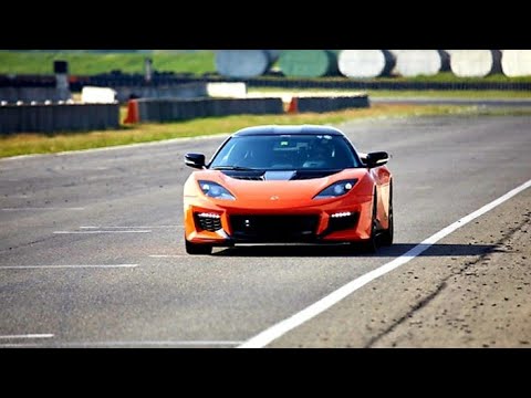 Lotus Evora 400 chasing modded Alfa 4C and Exige at Tazio Nuvolari Circuit LLCC Challenge
