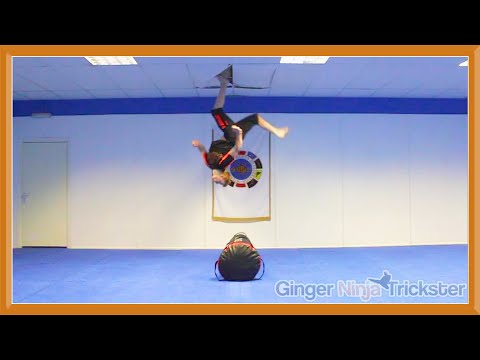 GNT Flip Kicks the Ceiling 😮Ginger Ninja Trickster