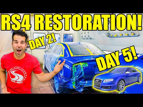 We Finished The Audi RS4 Rescue In 5 Days! Car Perfection Unlocked!
