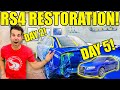 We Finished The Audi RS4 Rescue In 5 Days! Car Perfection Unlocked!