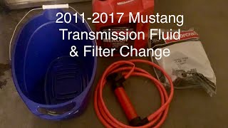 2011-2017 Ford Mustang Transmission Fluid & Filter Change - 6R80 Automatic