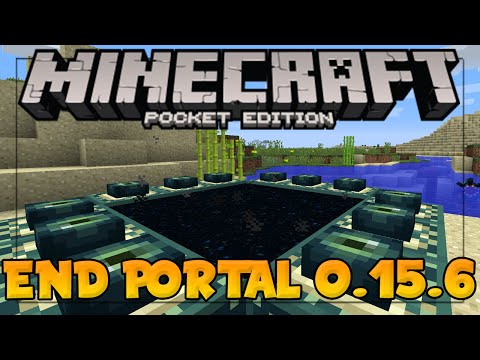 EPIC MCPE MOD: WORKING END PORTAL IN MINECRAFT