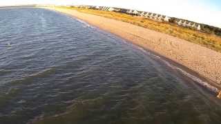 preview picture of video 'Evening Swim for Skeeter on Lewes Beach, Delaware'