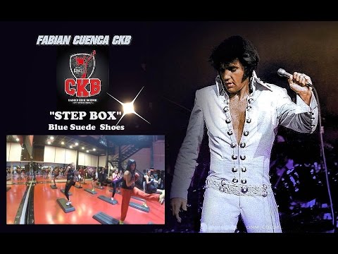 CKB #226 - Step Box Blue Suede Shoes (Viva Elvis)